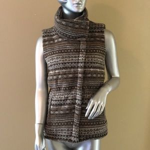 ATHLETA | Fair Isle Nordic Down Knit Vest